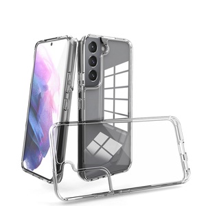 Funda de teléfono de vidrio templado para <span class=keywords><strong>Samsung</strong></span> <span class=keywords><strong>Galaxy</strong></span> <span class=keywords><strong>S</strong></span> <span class=keywords><strong>22</strong></span>, funda de teléfono móvil transparente <span class=keywords><strong>Ultra</strong></span> a prueba de golpes, Original para <span class=keywords><strong>Samsung</strong></span> S22 Series - Product Image 2