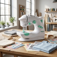 Máquina de Coser Doméstica UFR-403 para el Hogar, con Motor de Ahorro de Energía y Controles Convenientes para el Desarrollo de Nuevos Productos