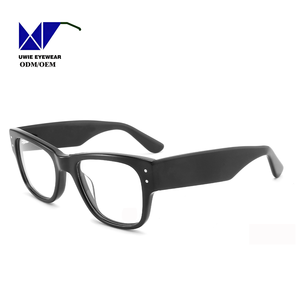 Gafas Ópticas Unisex Talla 51-20-140, Estilo Clásico para Adultos, Montura Cuadrada Grande, Diseño Sólido, Monturas de Gafas Modernas - Product Image 2