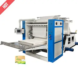 Top quality supplier fully automatic 5 line v fold facial tissue machine tissue paper machine price
