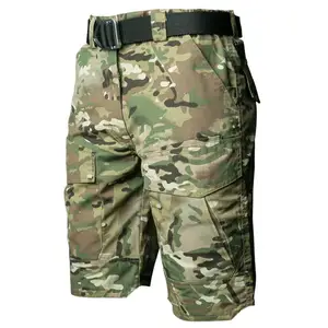 Herren Urban Tactical EDC Cargo Shorts Rip Stop Baumwolle Outdoor Camo Shorts