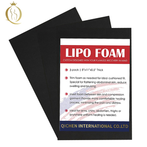 Tailorable 3 Pack Surgery <strong>Lipo</strong> Foam and Boards Post Surgery Compression Foams Sheet <strong>Black</strong> for <strong>Lipo</strong> - Product Image 1
