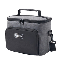 Sac à déjeuner isotherme, sac de transport thermique pour aliments, sac isotherme portable avec bandoulière, boîte à repas pour pique-nique, bureau, réutilisable