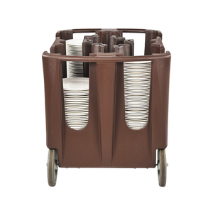 Carrito comercial para platos de cocina de restaurante y Hotel, carrito de almacenamiento de platos ajustable, equipo para áreas de comedor de cocina - Product Image 6