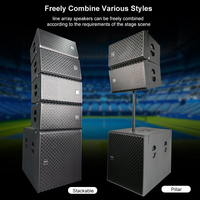 Système Sonore Audio Professionnel Fabricant Prix de Gros Haut-Parleurs Actifs Line Array 10 Pouces et 18 Pouces avec Amplificateur et DSP
