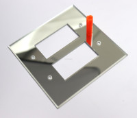 Plaques de commutateur et caches de prise en verre simple |   5,25 pouces x 5,25 pouces |   Interrupteur Lumineux de Qualité pour Toutes les Configurations Autres Outils Manuels