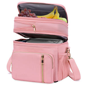 Mochila de Poliéster Aislada de Lujo de Gran Capacidad (24L) con Compartimento Refrigerador, Bolsa de Picnic para Camping, Cierre de Cremallera Personalizado, Nueva - Product Image 1