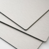 Panneau composite en aluminium revêtu de PVDF de 4 à 8 mm pour revêtement mural extérieur et façade de bâtiment