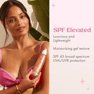 OEM ODM Private Label coreano crema solare oro Shimmer crema solare antiossidante vitamina <span class=keywords><strong>E</strong></span> crema solare SPF50 - Product Image 2