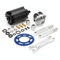 Kit de conversion de vélo électrique en aluminium usiné CNC sur mesure de haute précision, accessoires pour supports et pièces de moteur de vélo électrique