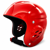 Casque de sauvetage aquatique intégral avec protection des oreilles, coque ABS, rembourrage EVA, sangle de menton réglable, kayak, rafting, canoë, 545g