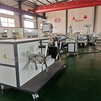 Haute vitesse formant la machine fil/câble Conduit tuyau extrudeuse PP PE PVC PA simple paroi ondulé tuyau flexible ligne d'extrusion