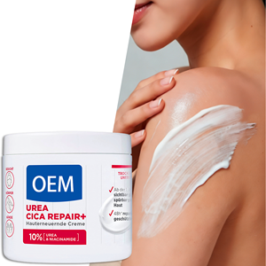 <span class=keywords><strong>Crema</strong></span> Facial Vegana y Orgánica con Niacinamida, Vitamina C, <span class=keywords><strong>Urea</strong></span> Ultra Suave, Cica Repair 400ml, con Manteca de Karité - Product Image 1