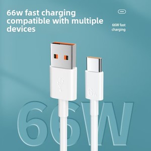Câble USB Type-C en cuivre pur TPE à charge rapide 3A, écologique, directement de l'usine, pour téléphone portable et ordinateur - Product Image 4