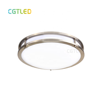 Plafonnier Led rond 15W 18W 24W 90-130Vac 3-CCT Lampe encastrée sélectionnable Double anneau Led Plafonnier