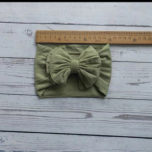 6.5 Inches Best Size New Style Super Soft Comfortable Nylon Knot Headband <strong>Hair</strong> <strong>Band</strong> for Baby Girls and <strong>Boys</strong> - Product Image 3