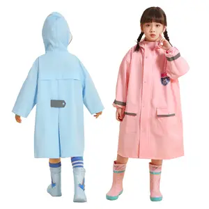 Capa de chuva 2022 para crianças, capa impermeável para crianças, casaco impermeável tipo capa de chuva