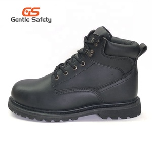 Bottes de sécurité <span class=keywords><strong>Goodyear</strong></span> en cuir lisse de travail en usine - Product Image 2