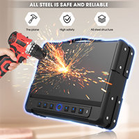 Weichi Factory New Style Gun Safe Box Digitale Kombination Alarms chl üssel schloss Safe Box Finger abdruck Notfall LED Light Safe Gun Safe