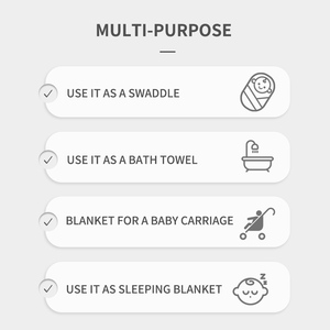 Elinfant Tre Cotton Muslin Chăn Mềm Mại Thoáng Khí Bé Bọc Bằng Tả Cho Trẻ Sơ Sinh Dot Mô Hình Mặc Bộ Đồ Giường Cho Bé Ngủ - Product Image 2