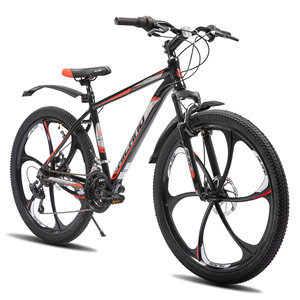 Bicicleta de <span class=keywords><strong>Montaña</strong></span> JOYKIE HILAND de <span class=keywords><strong>26</strong></span> Pulgadas y 18 Velocidades, Personalizable, con <span class=keywords><strong>Ruedas</strong></span> Dobles de Aleación Sólida, Modelo 2025, Frenos de Disco Dobles - Product Image 1