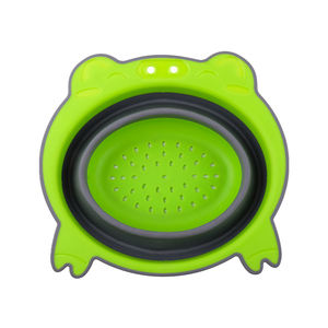 Panier à fruits et légumes pliable en silicone, panier à légumes personnalisé, passoire pliable, égouttoir pliable - Product Image 1