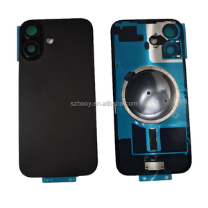 Verre arrière de remplacement avec cadre métallique magnétique et verres à came pour <span class=keywords><strong>iPhone</strong></span> 16 16 Plus couvercle de batterie verre arrière après marché - Product Image 4