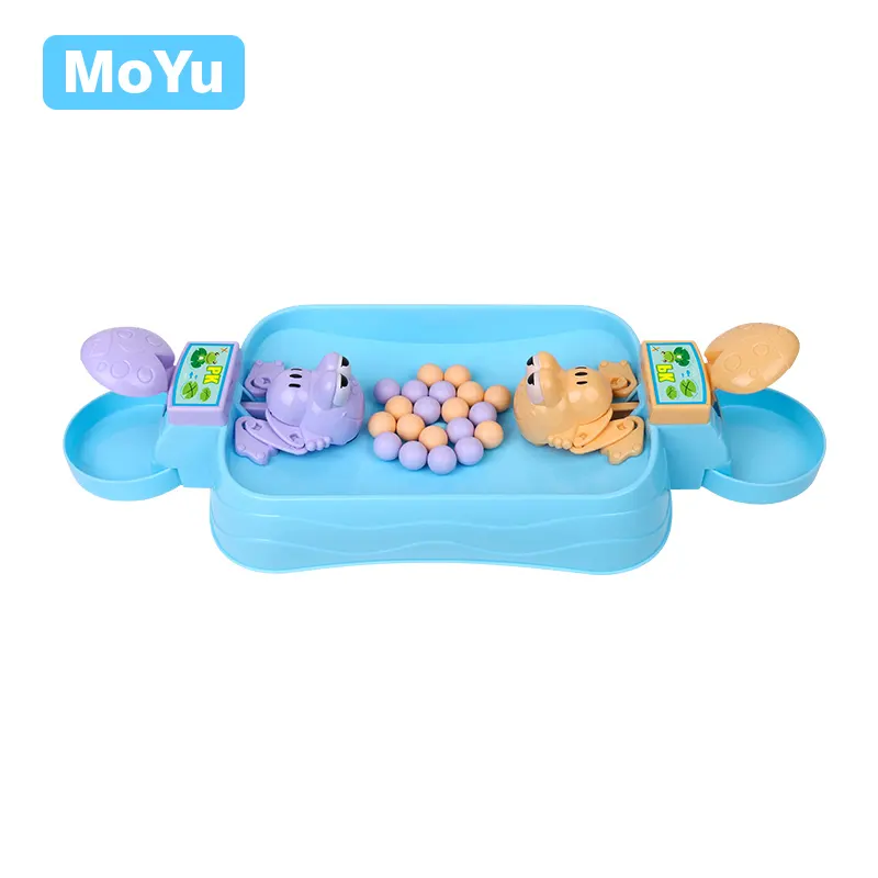 MoYu給餌ボードゲーム子供たちが豆を食べるインテリジェントプラスチックカエルのおもちゃ