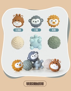 Set Giocattoli da Bagno per Bambini Konig Kids Bear 2-in-1, 12 Pezzi Blocchi Morbidi Impilabili e Palline Sensoriali - Materiale Ecologico con Suono, 0-24 Mesi - Product Image 4