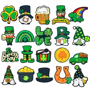 Irish Clog Shoe Charms St. Patrick&#39 s Day Clog Charms Cute St. Patrick&#39 s Day Shoe Decoration Charms