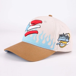 Gorras de Béisbol Deportivas al por Mayor, 6 Paneles, Unisex, con Bordado 3D, Logotipo Personalizado, Impermeables, Formales, con Patrón de Frutas/Letras, de Algodón - Product Image 4