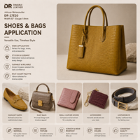 Kain Kulit PU Tekstur Kadal Tebal 1.0mm Lebar 52 Inci untuk Sepatu, Tas, Aksesoris, dan Barang Fashion