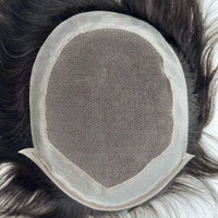Top qualité 100% cheveux humains indiens toupet holywood cheveux humains toupet pour hommes