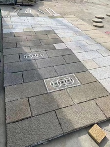 Azulejos de Metro con acabado de cuero de estilo antiguo de piedra <span class=keywords><strong>caliza</strong></span> Walk Way Street Flooring con precio al por mayor - Product Image 3