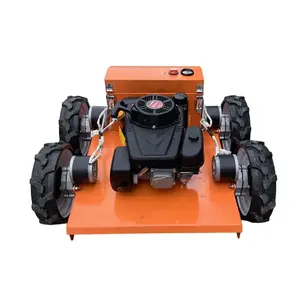 Mesin pemotong rumput robot roda Mini, mesin pemotong rumput untuk taman