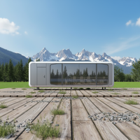 STAR CABIN Y7 Maison Capsule Préfabriquée Moderne, Module d'Habitation Modulaire Entièrement Meublé, Structure en Acier, Cabine Mobile Écologique, Garantie 5+ Ans