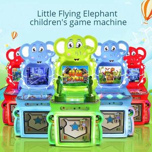 Nouvelles consoles de jeux à monnayeur pour enfants, consoles de jeu pistolet petit éléphant volant, jeux de course et de combat - Product Image 2