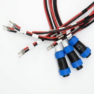 تجميعة كابلات توصيل دائرية مخصصة مقاومة للماء، سلك طاقة ثنائي الأطراف، مصنع OEM - Product Image 3