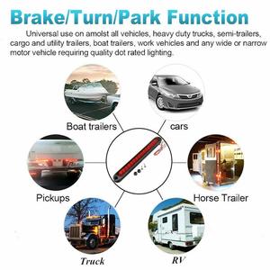 Đèn Hậu Xe Tải Rơ Moóc 25Cm 12V 24V 15 <span class=keywords><strong>LED</strong></span> Đèn Phanh Sau Đèn Báo Hiệu Dừng Cho Xe Tải Đèn Phanh Sau 10-30V - Product Image 4