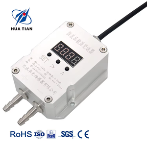 마이크로 에어 차동 압력 송신기 센서 4-20mA 0-10V 범위 고정밀 제품 - Product Image 2
