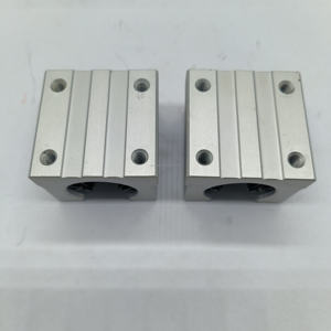 SBR16ตลับลูกปืนเคลื่อนที่เชิงเส้น SBR16UU ชุดสไลด์เพลาเส้นพร้อมบล็อกเราเตอร์ CNC - Product Image 1