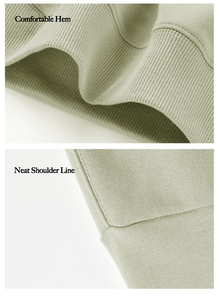 Sweat-shirt confortable pour homme 350g, impression numérique écologique personnalisée, transfert thermique pour personnalisation sérigraphique - Product Image 3