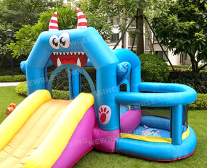 Casa Inflable con Diseño de Demonio Feliz y Piscina de Pelotas NBHL-027, Brincolín Inflable con Diseño de Demonio Feliz - Product Image 2