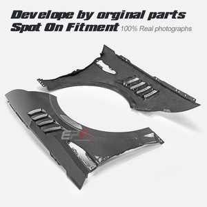 2023+ pour Sonata DN8 8ème génération, garniture de garde-boue avant en fibre de carbone de luxe (version restylée) - Product Image 3