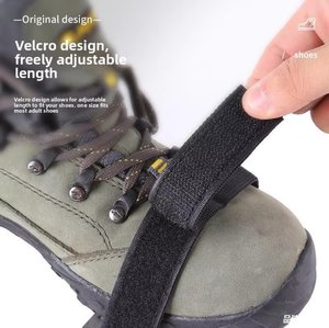 Lovita Couvre-chaussures d'hiver antidérapants pour extérieur, à 26 crampons en acier épaissis, pour glace et neige, anti-chute, pour l'alpinisme - Product Image 2
