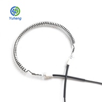 Lampe chauffante infrarouge en quartz à fibre de carbone électrique industrielle Yuheng 220 volts pour la fusion d'encre d'impression