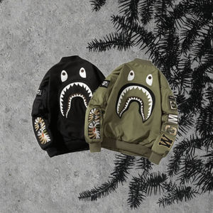 Blouson Bomber Décontracté Brodé Ample et Matelassé Automne/Hiver avec Col Montant et Fermeture Éclair, Doublure en Coton Coupe-Vent – Service OEM - Product Image 3