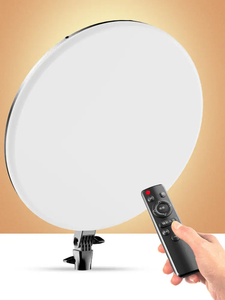 Lampe LED de remplissage vidéo <span class=keywords><strong>pour</strong></span> diffusion en direct sur smartphone, écran plein rond de 56 cm, beauté professionnelle, photographie, lampe de 18 pouces - Product Image 4