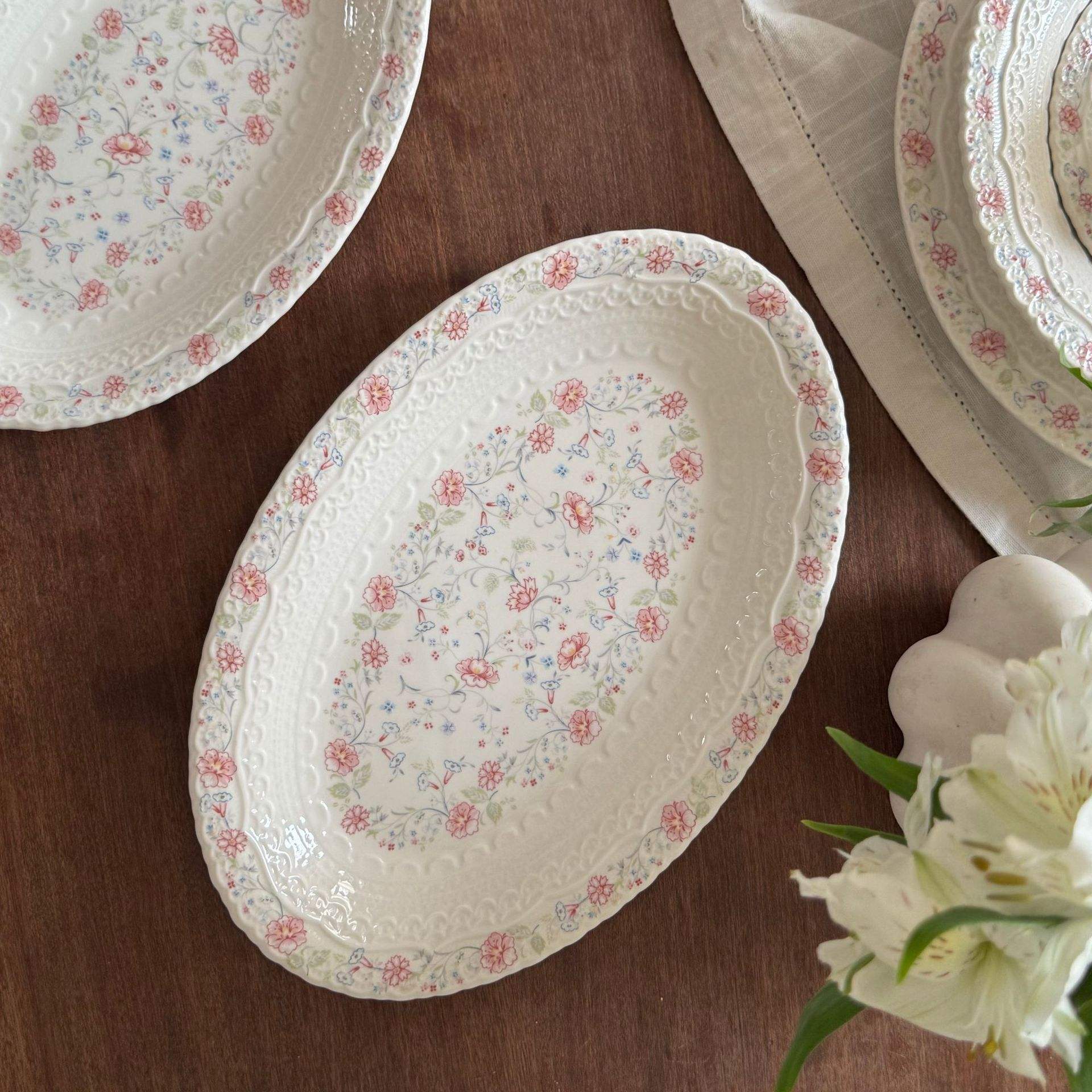 Monet garden oval 25.5*16*3