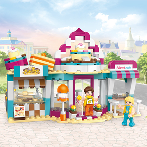 <span class=keywords><strong>COGO</strong></span> No.4574ストリートシーンベーカリーショップ348PCSビルディングブロックセットおもちゃギフトガールレンガビルディングブロックセット - Product Image 4